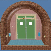 鐵質(zhì)自動(dòng)雙向無(wú)壓風(fēng)門(mén)